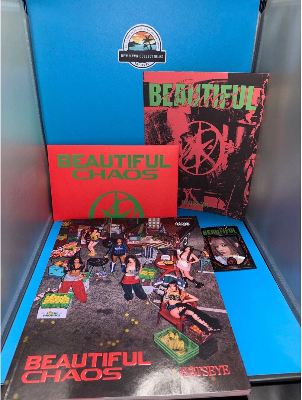 KATSEYE Beautiful Chaos 2nd EP Megan Card NO CD